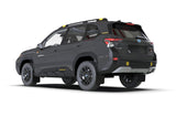 Rally Armor 2026 Subaru Forester Wilderness Black UR Mud Flap w/Dark Grey Logo - MF152-UR-BLK-DGRY
