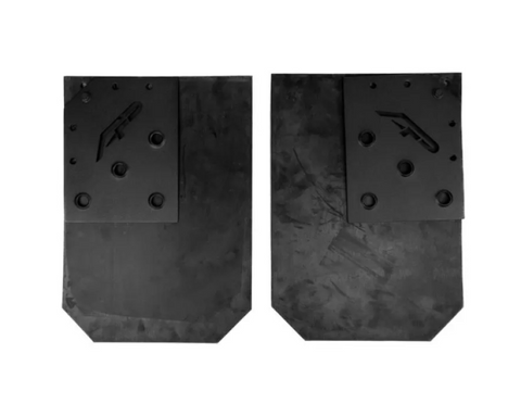 Agency Power 20-22 Polaris RZR Pro XP/ 22-23 Polaris RZR Pro R Black Rear Mud Guards - AP-PROXP-810-BLK