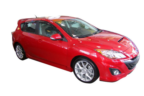 AVS 10-13 Mazda 3 (5 Door Sport) Ventvisor Outside Mount Window Deflectors 4pc - Smoke - 94325