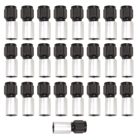 Russell Performance -10 AN Proclassic Crimp Straight End (O.D. 0.825) (Qty. 25) - 610588