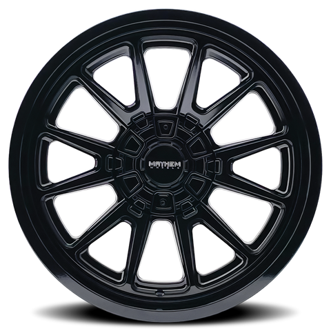 Mayhem 8116 Intrepid 20x9 / 8x165.1 BP / 0mm Offset / 125.2mm Hub Gloss Black Wheel - 8116-2981B