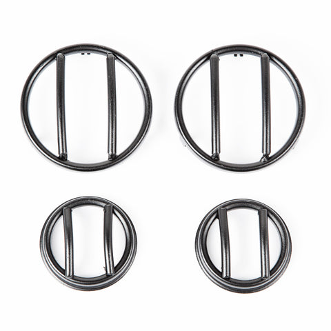 Rugged Ridge 07-18 Jeep Wrangler JK Textured Black Turn Signal & Side Marker Euro Guard Kit - 11231.25