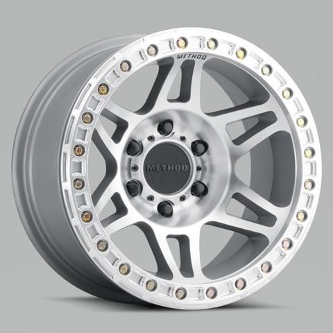 Method MR106 Beadlock 17x9 -44mm Offset 5x5 71.5mm CB Machined/Clear Coat w/BH-H24125 Wheel - MR10679050344B
