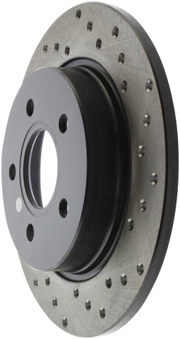 StopTech 13 Ford Focus ST Drilled Left Rear Rotor - 128.61099L