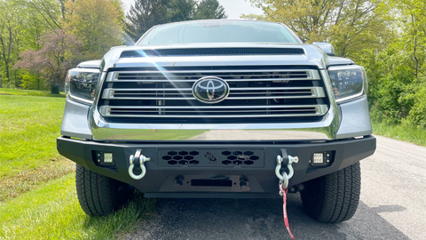 Fishbone Offroad 14-21 Toyota Tundra Front Bumper - Black Texture - FB22392