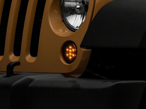 Raxiom 07-18 Jeep Wrangler JK Axial Series LED Turn Signals- Smoked - J142671