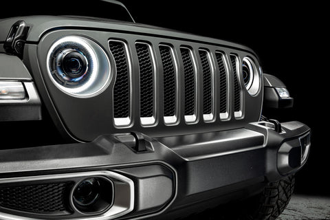 Oracle Oculus Bi-LED Projector Headlights for Jeep JL/Gladiator JT - Matte Blk - 5500K - 5839-504