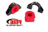 BMR Universal 1.25in Billet Aluminum Sway Bar Mount Mount (Polyurethane) - Black - SMK009