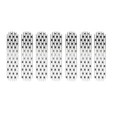 DV8 Offroad 2007-2018 Jeep JK Brushed Grille Inserts - D-JP-190008-BRUSH