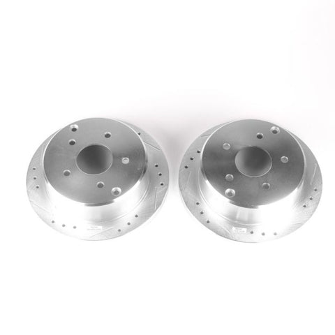 Power Stop 2004 Pontiac GTO Rear Evolution Drilled & Slotted Rotors - Pair - AR8284XPR