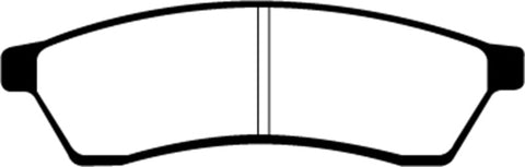 EBC 04-06 Chevrolet Epica 2.5 Greenstuff Rear Brake Pads - DP21751