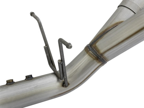 aFe LARGE BORE-HD 4in 409-SS DPF-Back Exhaust w/Dual Black Tips 2017 GM Duramax V8-6.6L (td) L5P - 49-44086-B