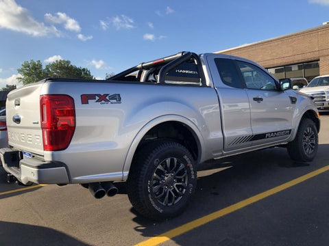 EGR 2019+ Ford Ranger Black Powder Coat S-Series Sports Bar (w/o Side Plates) - SBAR0112