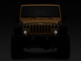 Raxiom 07-18 Jeep Wrangler JK Axial Series LED Turn Signals w/ Halo (Smoked) - J127017