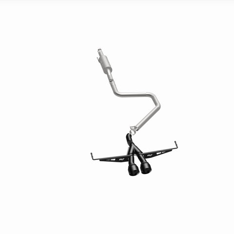 MagnaFlow 2019 Hyundai Veloster 1.6L 2.5in Center Exit Stainless Steel Cat-Back Exhaust w/Blk Tips - 19455