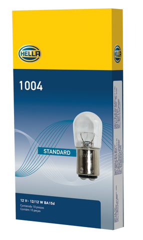 Hella Bulb 1004 12V 12/12W BA15d B6 - 1004