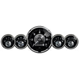 Autometer Prestige Series Black Diamond 3-3/8in Electric Speedometer 2-1/16in Electric Oil Pressure - 2003