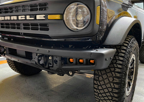 Oracle High 21-22 Ford Bronco Triple LED Fog Light kit for Steel Bumper - 5890-005
