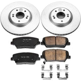 Power Stop 12-17 Hyundai Azera Front Z17 Evolution Geomet Coated Brake Kit - CRK6764