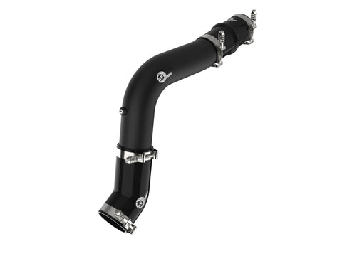 aFe 19-23 RAM Diesel L6-6.7L BladeRunner 3.5 IN Aluminum Hot Charge Pipe - Black - 46-20618-B