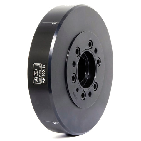 Fluidampr Chevy 396-427 CID V8 w/ one 3/16 and one 1/4 key slot Steel Internally Balanced Damper - 800131
