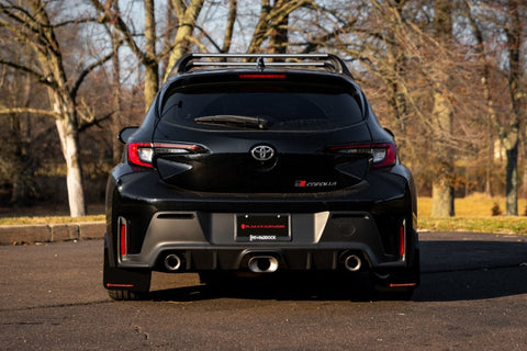 Rally Armor 23-26 Toyota GR Corolla Red UR Mud Flap w/Black Logo - MF89-UR-RD-BLK