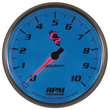 Autometer C2 5 inch 10000 RPM In-Dash Tachometer - 7298