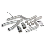 Banks Power 14 Jeep Grand Cherokee 3.0L Diesel Monster Exhaust Sys - SS Single Exhaust w/ Chrome Tip - 51364