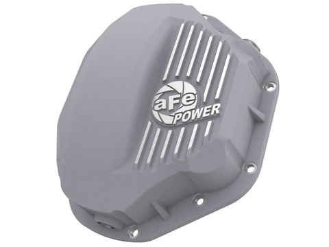aFe Rear Differential Cover (Raw; Street Series); Dodge Diesel Trucks 94-02 L6-5.9L (td) - 46-70030