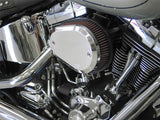 K&N Intake System for Harley-Davidson - Color (Red) - Style (Triangle) - Size (6-8) - RK-3932