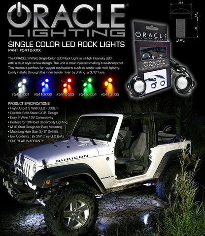Oracle 3W Universal Cree LED Billet Light - White - 5410-001