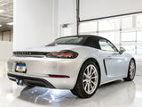 AWE Tuning Porsche 718 Boxster / Cayman Track Edition Exhaust - Chrome Silver Tips - 3010-32038