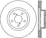 StopTech Subaru 14-18 Forester / 05-14 Legacy / 10-14 Outback Drilled Right Front Cryo Rotor - 128.47024CR