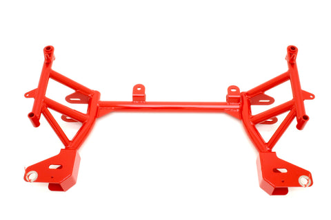 BMR 93-02 F-Body K-Member w/ No Motor Mounts and STD. Rack Mounts - Red - KM001R