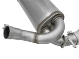 aFe Rebel Series 2.5in 409 SS Axle-Back Exhaust w/Polished Tips 07+ Jeep Wrangler (JK) V6 3.6L/3.8L - 49-48061-P