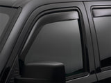 WeatherTech 2016+ Kia Optima Front Side Window Deflectors - Dark Smoke - 80830