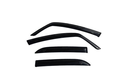 AVS 08-10 Suzuki SX4 Hatch Ventvisor Outside Mount Window Deflectors 4pc - Smoke - 94085