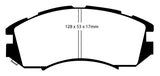 EBC 92-96 Subaru Impreza 1.8 (2WD) (13in Wheels) Redstuff Front Brake Pads - DP3819C