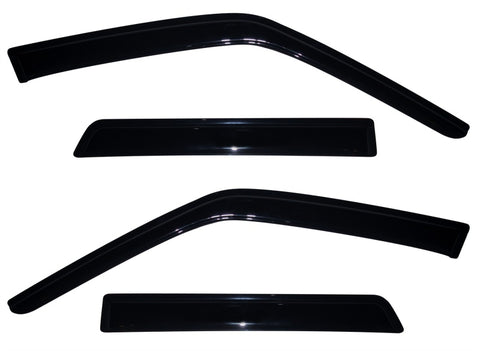 AVS 10-18 Nissan Juke Ventvisor Outside Mount Window Deflectors 4pc - Smoke - 94378