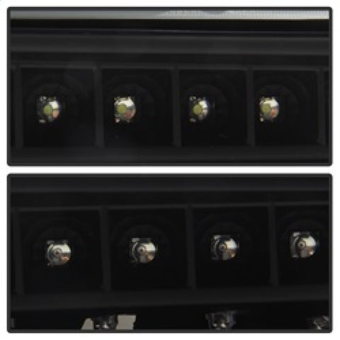 xTune GMC Sierra 99-06 /Yukon 00-06 Headlights & LED Bumper Lights - Black HD-JH-GS99-LED-SET-BK - 9037399