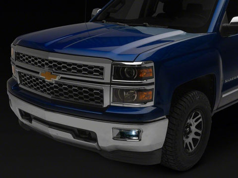 Raxiom 07-13 Chevrolet Silverado 1500 07-15 GMC Sierra 1500 Axial Series LED Fog Lights - S139169