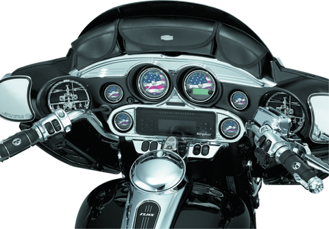Kuryakyn Stereo Accent 96-13 FL Touring Models Chrome - 3765