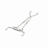 MagnaFlow 14 Infiniti Q50 V6 3.7L Cat-Back Polished Stainless Tips Dual Split Rear Exit Exhaust - 15310
