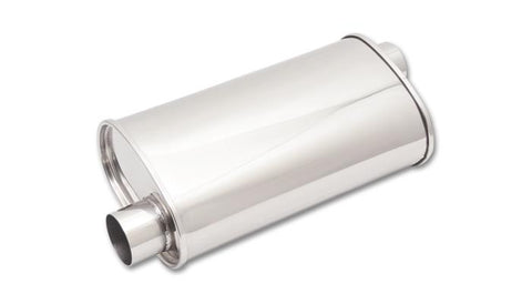 Vibrant StreetPower Oval Muff 5in x 9in x 15in long body 3in inlet I.D. x 3in outlet Offset-Offset - 1127