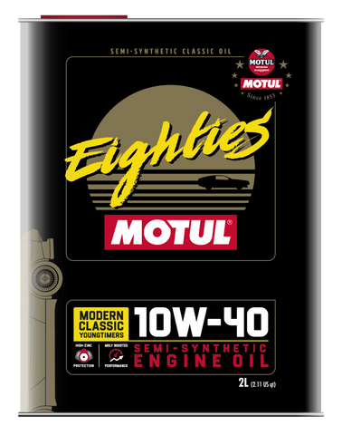 Motul 10W40 Classic Eighties Oil - 10x2L - 110619