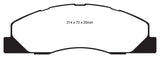 EBC 09-11 Dodge Ram 2500 Pick-up 5.7 2WD/4WD Ultimax2 Front Brake Pads - UD1399
