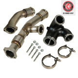 BD Diesel UpPipe Kit - Ford 03-04.5 6.0L Powerstroke w/EGR Connector - 1043917