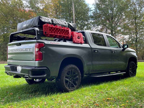 Fishbone Offroad 88-22 Chevy/GMC 74In Tackle Rack Long Bed - FB21323