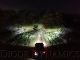 Diode Dynamics SS3 LED Pod Max - Yellow SAE Fog Round (Pair) - DD6495P