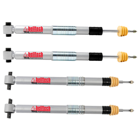 Belltech 21-25 Ford Bronco Trail Performance Shock Set - 4-7.5in Front 3-6.5in Rear - 9733